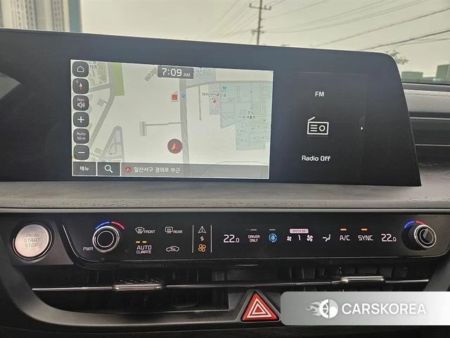 Kia K8 Hybrid 2021 Синий из Кореи, фото 4
