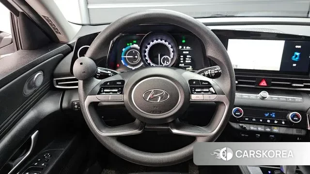 Hyundai Avante Hybrid (CN7) 2021 Белый из Кореи, фото 4