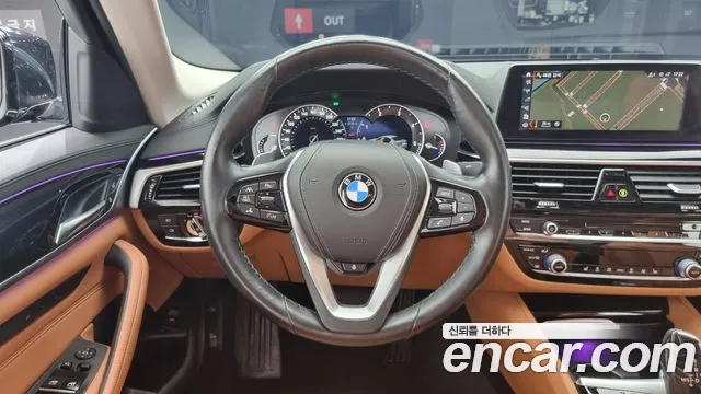 BMW 5 Series (G30) 2018 Черный из Кореи, фото 4