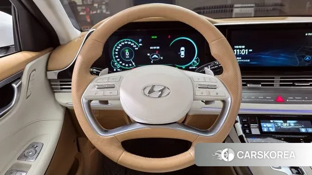 Hyundai The New Grandeur IG Hybrid 2022 Белый из Кореи, фото 4