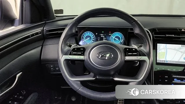 Hyundai Tucson Hybrid (NX4) 2020 Белый из Кореи, фото 4