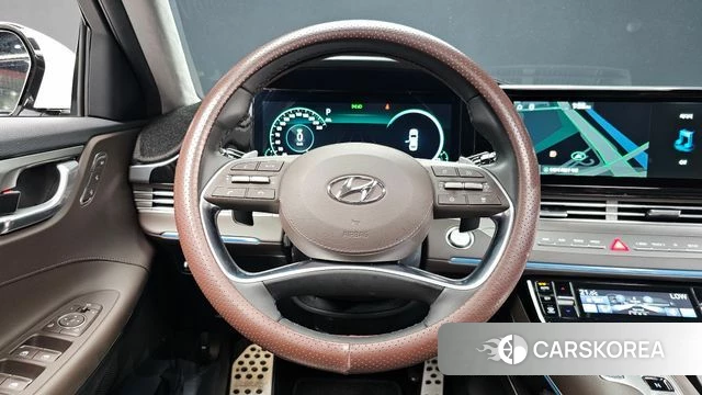 Hyundai The New Grandeur IG Hybrid 2022 Белый из Кореи, фото 4