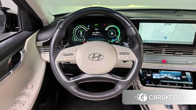 Hyundai The New Grandeur IG Hybrid 2022 Черный из Кореи, фото 4