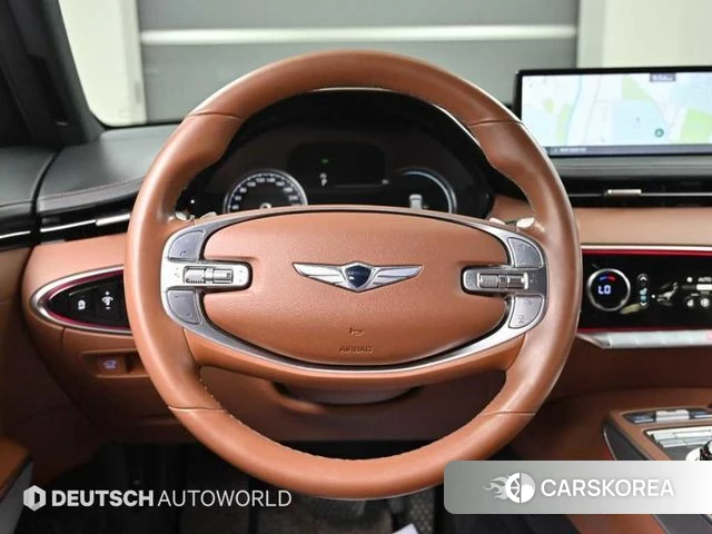 Genesis GV70 2021 Синий из Кореи, фото 4