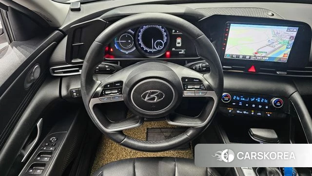 Hyundai Avante Hybrid (CN7) 2023 Белый из Кореи, фото 4