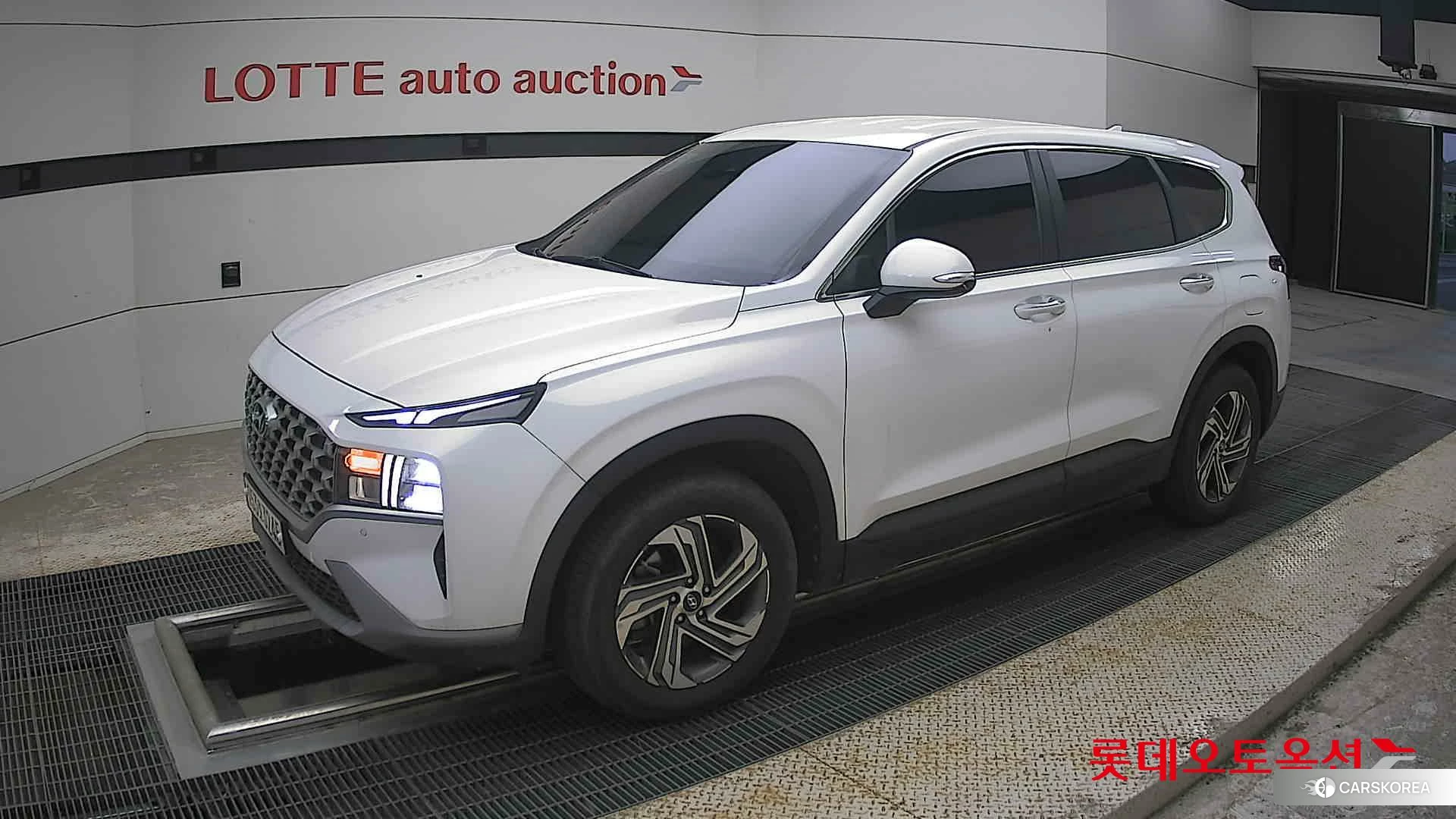 Hyundai Santa Fe 2021 White cream (optional) из Кореи, фото 4
