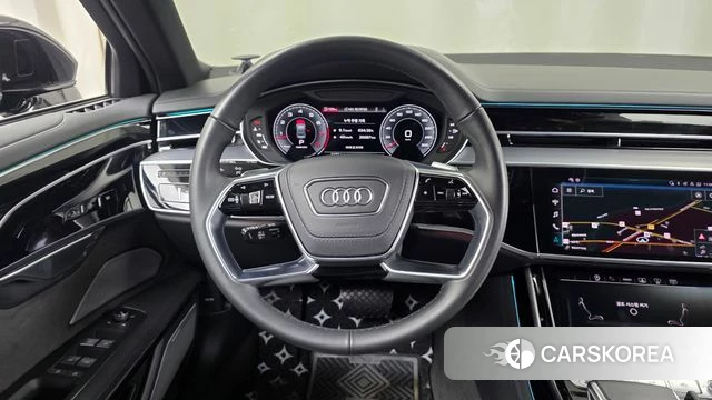 Audi A8 (D5) 2021 Черный из Кореи, фото 4
