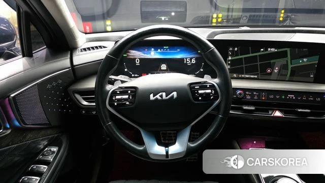 Kia K8 Hybrid 2022 Синий из Кореи, фото 4