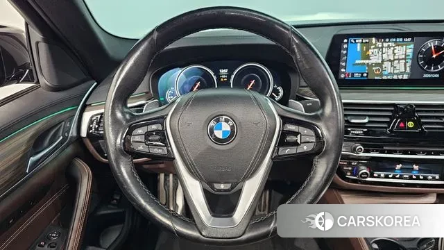 BMW 5 Series (G30) 2018 Синий из Кореи, фото 4