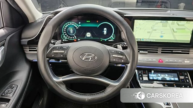 Hyundai The New Grandeur IG Hybrid 2021 Белый из Кореи, фото 4