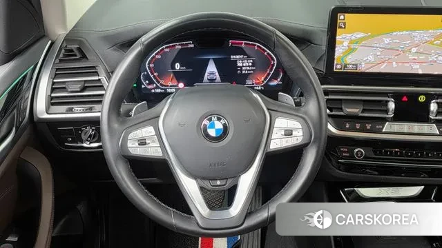 BMW X3 (G01) 2022 Черный из Кореи, фото 4