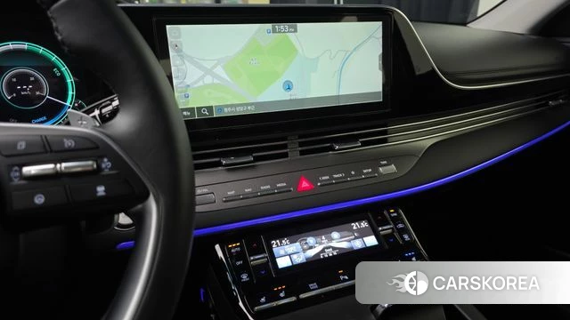Hyundai The New Grandeur IG Hybrid 2021 Белый из Кореи, фото 4