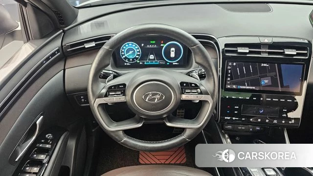 Hyundai Tucson Hybrid (NX4) 2021 Белый из Кореи, фото 4