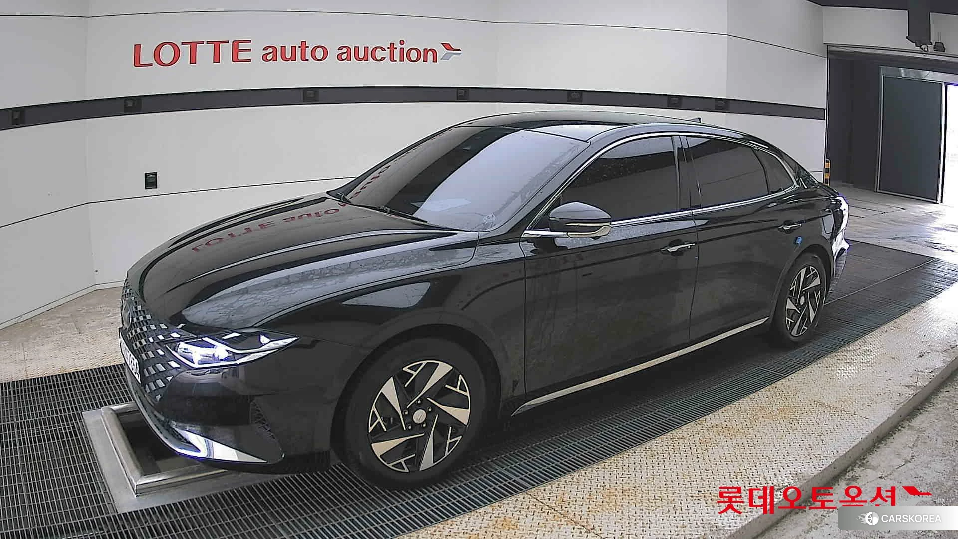Hyundai Grandeur Hybrid 2021 Midnight Black из Кореи, фото 4
