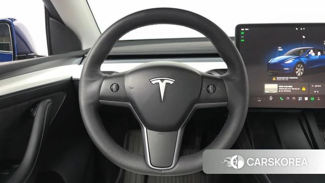 Tesla Model Y 2023 Синий из Кореи, фото 4