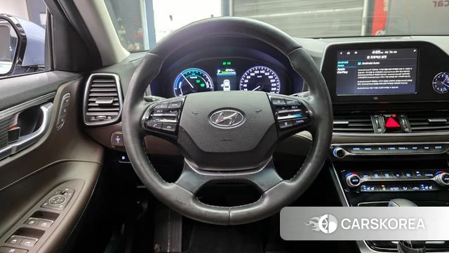 Hyundai Grandeur IG Hybrid 2018 Небесно-голубой из Кореи, фото 4