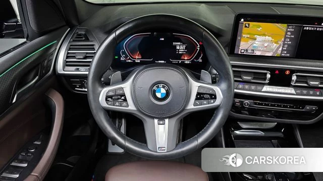 BMW X3 (G01) 2022 Черный из Кореи, фото 4