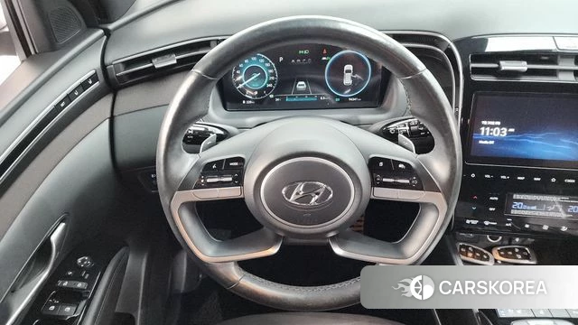 Hyundai Tucson Hybrid (NX4) 2021 Белый из Кореи, фото 4