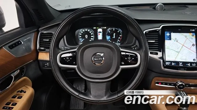 Volvo XC90 second Generation 2018 Серебристо-серый из Кореи, фото 4