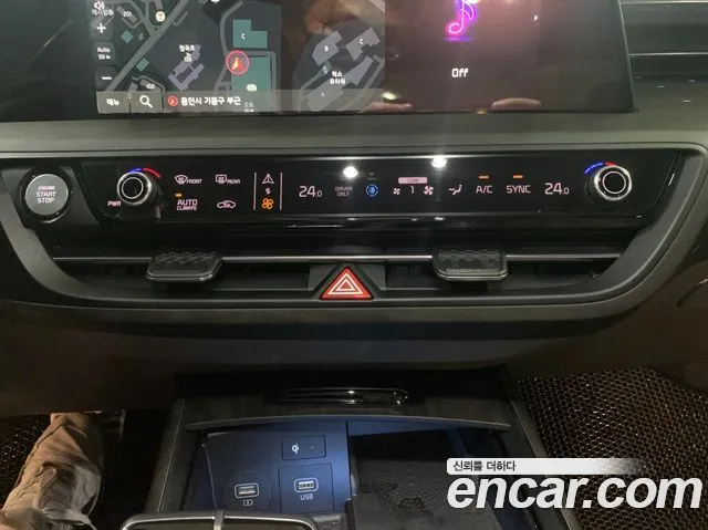 Kia K8 Hybrid 2022 Белый из Кореи, фото 4