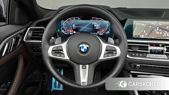 BMW 4 Series (G22) 2023 Синий из Кореи, фото 4
