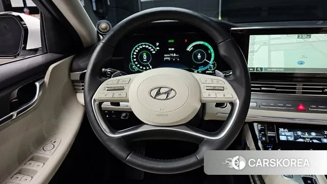 Hyundai The New Grandeur IG Hybrid 2021 Белый из Кореи, фото 4