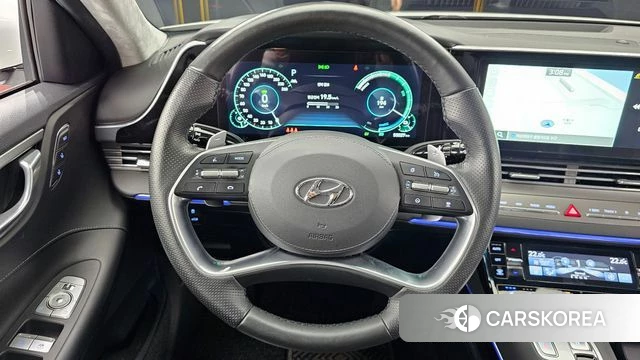Hyundai The New Grandeur IG Hybrid 2021 Белый из Кореи, фото 4