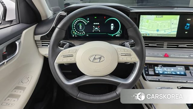 Hyundai The New Grandeur IG Hybrid 2022 Белый из Кореи, фото 4