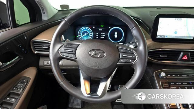 Hyundai The New Santa Fe 2022 Черный из Кореи, фото 4