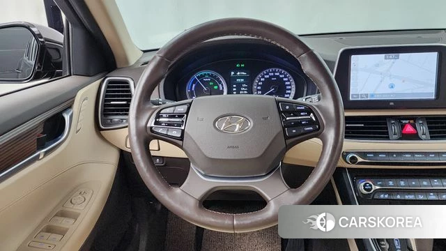 Hyundai Grandeur IG Hybrid 2018 Черный из Кореи, фото 4