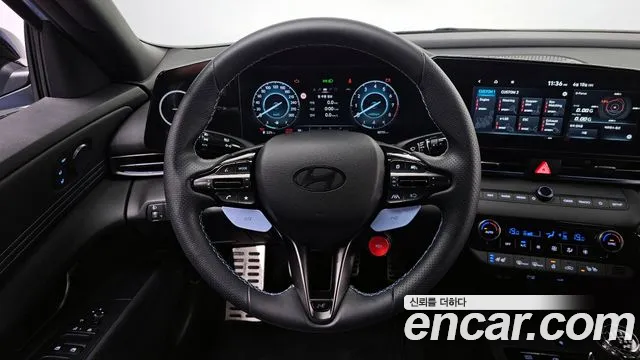 Hyundai The New Avante (CN7) 2024 Небесно-голубой из Кореи, фото 4