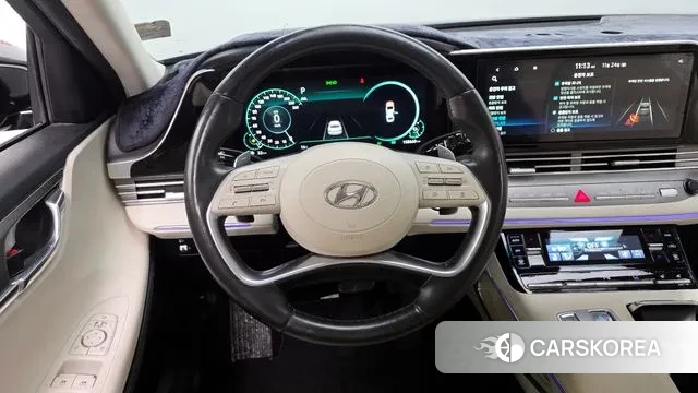 Hyundai The New Grandeur IG Hybrid 2021 Черный из Кореи, фото 4