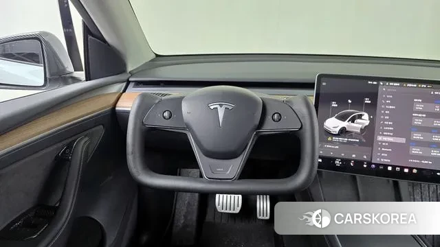 Tesla Model Y 2022 Белый из Кореи, фото 4
