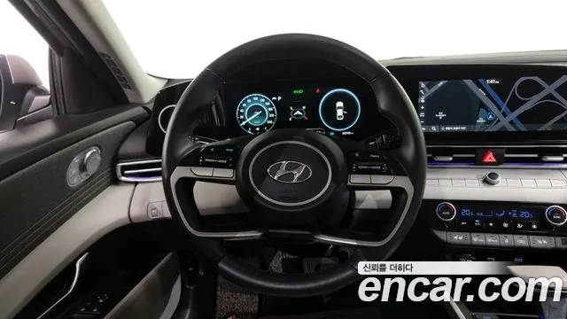 Hyundai Avante (CN7) 2021 Серебристо-серый из Кореи, фото 4
