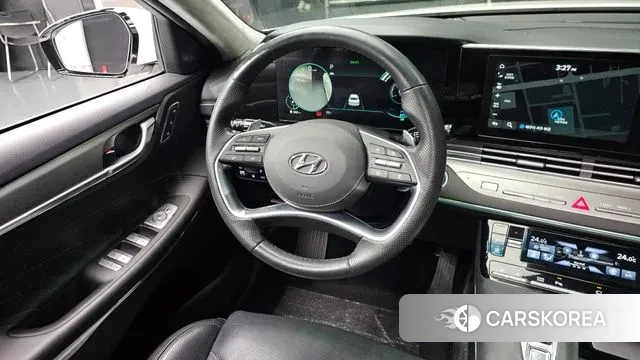 Hyundai The New Grandeur IG Hybrid 2021 Белый из Кореи, фото 4