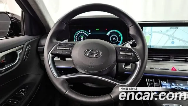 Hyundai The New Grandeur IG Hybrid 2022 Черный из Кореи, фото 4
