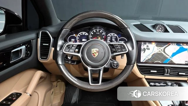 Porsche Cayenne (PO536) 2021 Черный из Кореи, фото 4