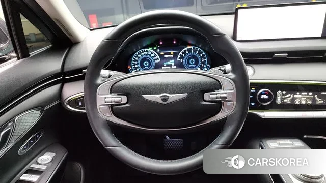 Genesis GV70 2021 Темно-зеленый из Кореи, фото 4