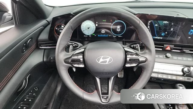 Hyundai The New Avante Hybrid (CN7) 2024 Белый из Кореи, фото 4