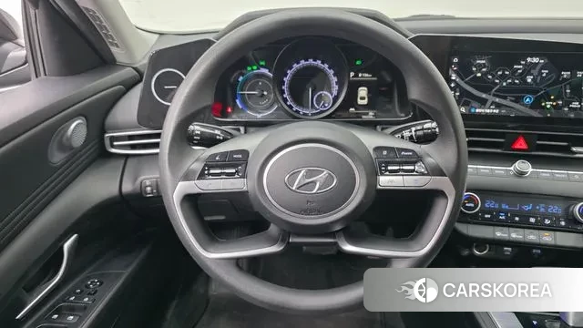 Hyundai Avante Hybrid (CN7) 2022 Черный из Кореи, фото 4