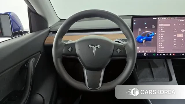 Tesla Model Y 2022 Синий из Кореи, фото 4