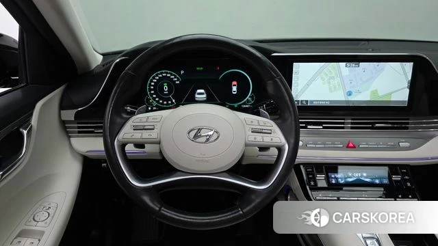 Hyundai The New Grandeur IG Hybrid 2022 Черный из Кореи, фото 4