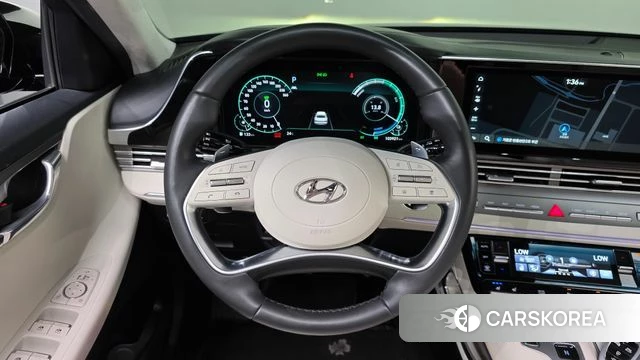 Hyundai The New Grandeur IG Hybrid 2022 Черный из Кореи, фото 4