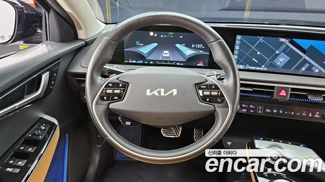 Kia EV6 2022 Черный из Кореи, фото 4