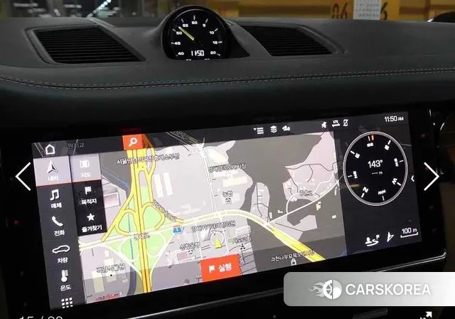 Porsche Cayenne (PO536) 2021 Черный из Кореи, фото 4