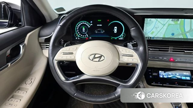 Hyundai The New Grandeur IG Hybrid 2021 Синий из Кореи, фото 4