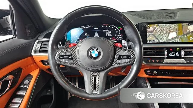 BMW M3 (G80) 2022 Черный из Кореи, фото 4