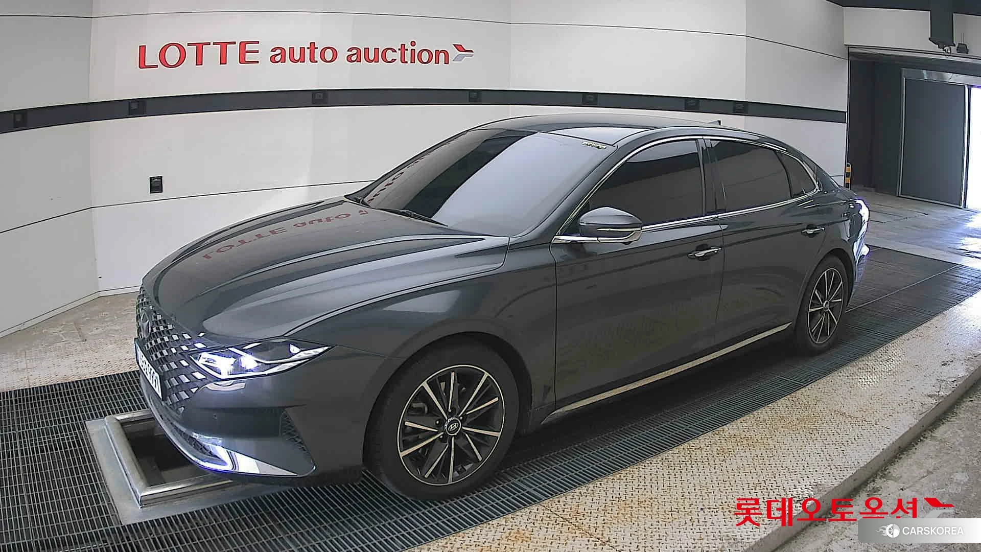 Hyundai Grandeur 2022 Nocturne Grey Metallic из Кореи, фото 4