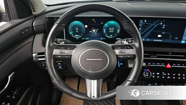 Hyundai The New Tucson Hybrid (NX4) 2024 Серебристо-серый из Кореи, фото 4