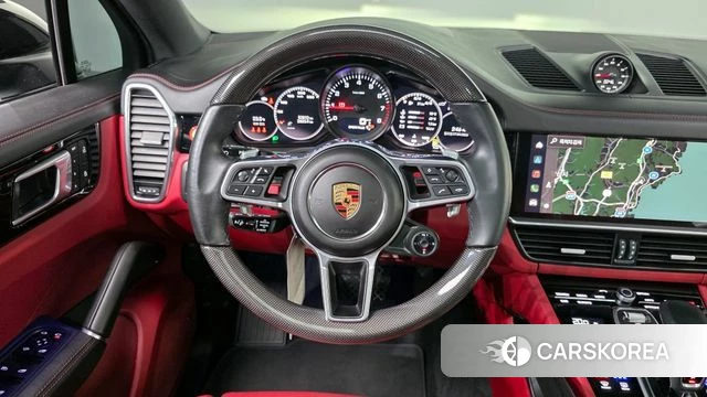 Porsche Cayenne (PO536) 2022 Черный из Кореи, фото 4